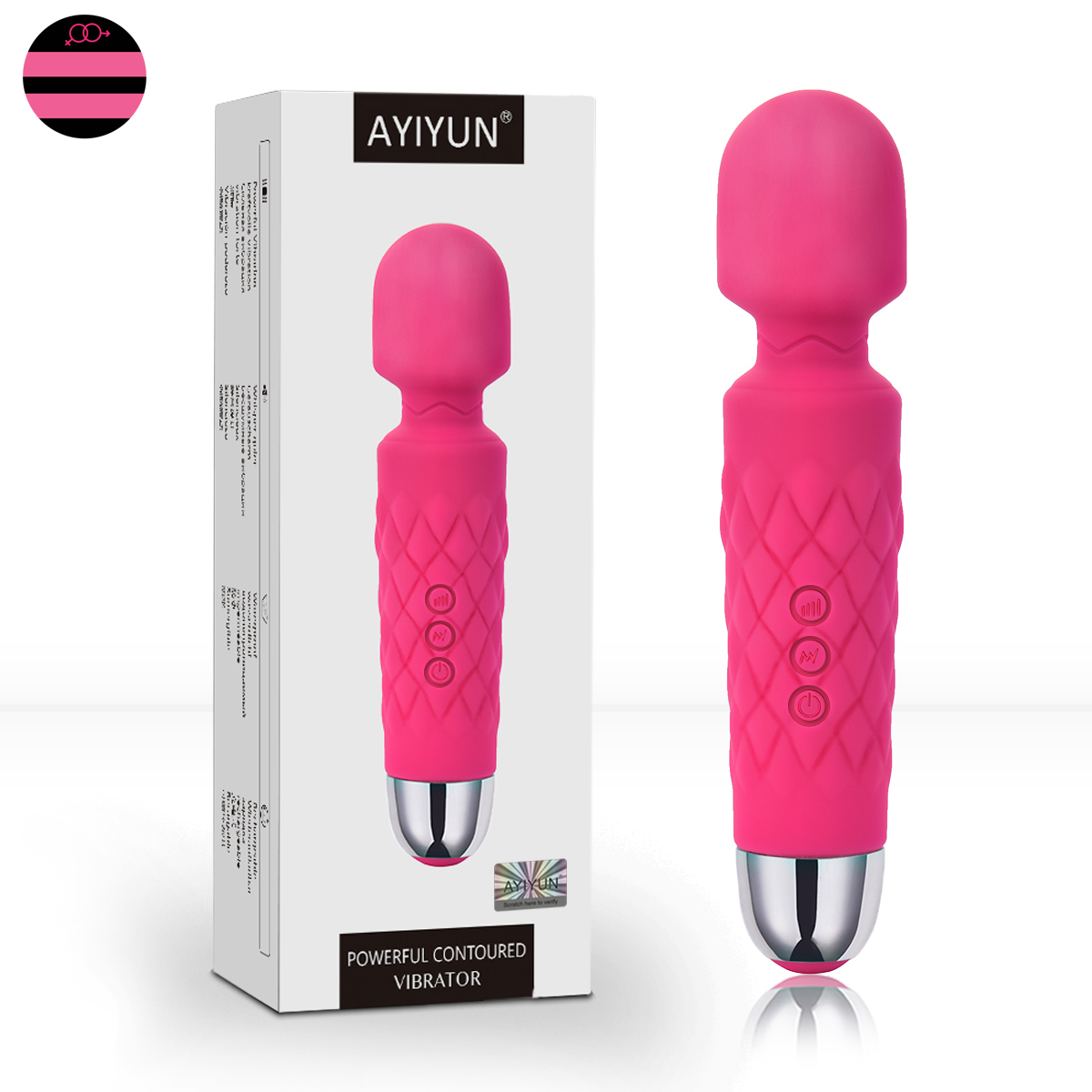 AYIYUN Powerful Magic Wand Vibrator Sex Toys for Woman Clitoris Stimulator Sex Shop Toys for Adults G Spot for Woman CY200520