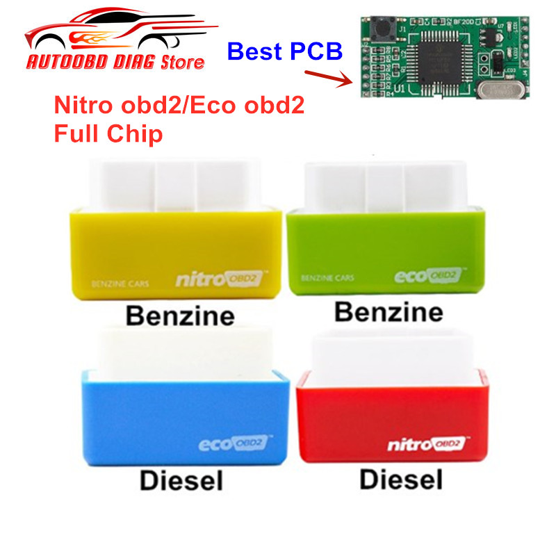 

For Diesel Benzine Car NitroOBD2 EcoOBD2 Full Chip Tuning Box Original Double Board Nitro OBD2 Eco OBD2 Plug&Drive Interface
