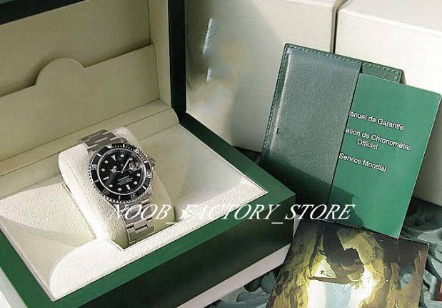 

Luxury NEW BP Factory 2813 Automatic Movement Retro 40MM MENS STAINLESS STEEL BLACK DATE # 16610 With Original Box Diving Watch, Slivery;brown