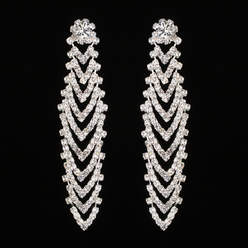 

Fashion Ear Nail Jewelry Ma'am Classic Tassels Earrings Trendsetter Hollow Out
