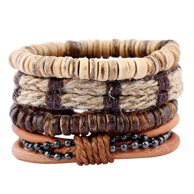 

New Hand Band Fancy New Woven Leather Bracelet Bangle For Woman Men Jewelry Bangles for men Birthday gift, Golden;silver