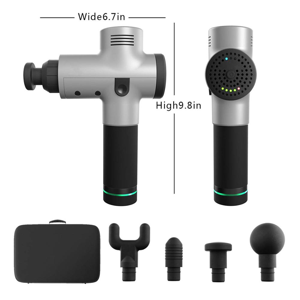 

Tissue Muscle Massage Gun Sport Therapy Massage Gun Body Relaxation Vibrador Theragun Pain Relief Massager Machine Free Shipping