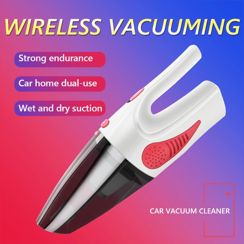 

4.5KPa Handheld Car Vacuum Cleaner Mini Vacuum Wet Dry Dual Use Cleaner White for Outdoor Personal Car Accessories