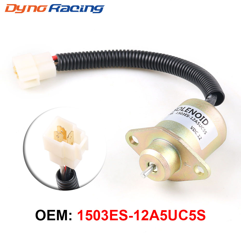 

1503ES-12A5UC5S SA-4569-T 12V Fuel Shut off Solenoid For Kubota 05 series D905 D1005 V1205 V1305 V1505 17594-6001-4 17454-60010