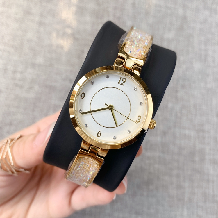 

Hot new style Full diamonds Clock Luxury Women Watch Rose gold Stainless Steel Sexy Lady WristWatch High Quality casual table Free Box Gift, Yellow gold white dial