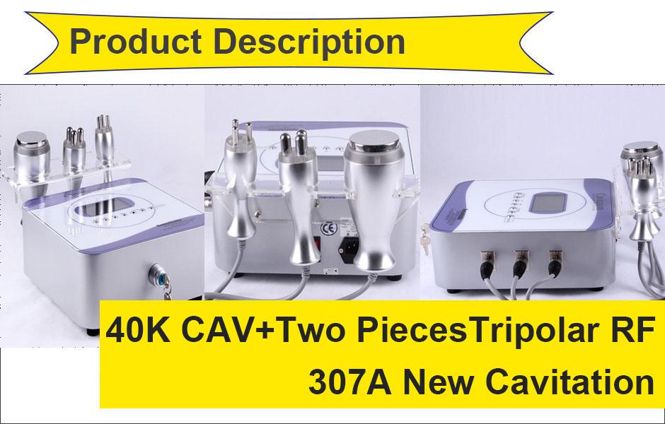 3in1 40K Cavitation Ultrasonic Tripolar Radio Frequency RF Body Face tighten Photon Slimming/skin lifting cavitation machine
