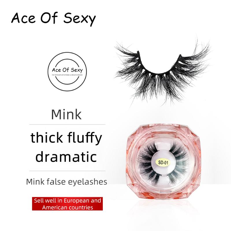 

Aceofsexy Lashes wholesale lashes bulk mink eyelashes 3d mink hair eyelash packaging eyelash packaging false eyelashes