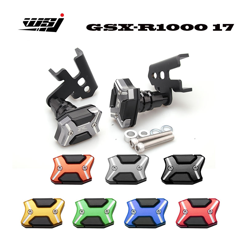 

Motorcycle CNC Aluminum Falling Protection Frame Sliders Crash Protector For GSXR1000 GSXR 1000 GSX-R1000 2020 2020 17 18