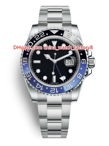 

12 Style High Quality 40mm GMT Batman 126711 116710 126710 126719116713 126715 Asia 2813 Movement Mechanical Automatic Mens Watch Watches, Slivery;brown