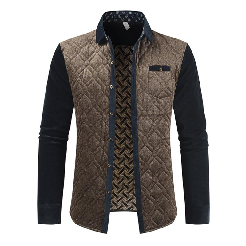 

Men's Jackets Brand And Coats Patchwork Plaid Designer Fleece Men Outerwear Winter Coat Fashion Spring Male Clothing, Wine red