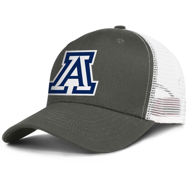 

Arizona Wildcats University White Logo for men and women adjustable trucker meshcap golf sports personalized trendy baseballhats Gold, Blue;gray