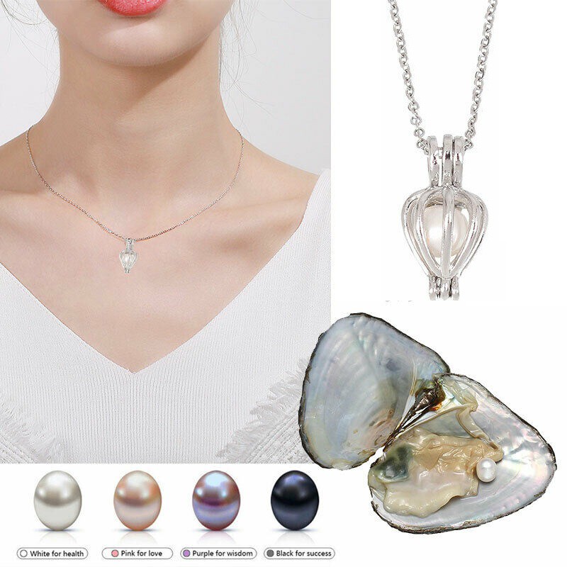 

Festival Decoration 12 Zodiac Sign Pendant Necklace Gift Box Set DIY Natural Freshwater Aquaculture Clam Necklace