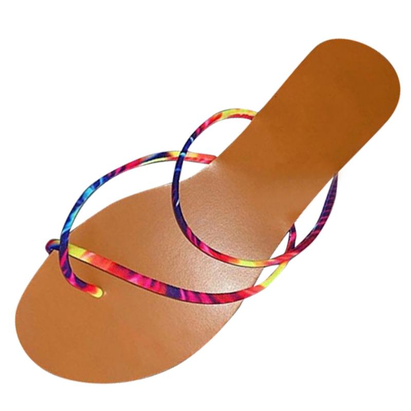 

Women Flip Flop Casual Beach Shoes Simple Fashion Flat Bottom Comfortable Women's Ladies Fashion Casual Pinch Open Toe Shoes, Gd
