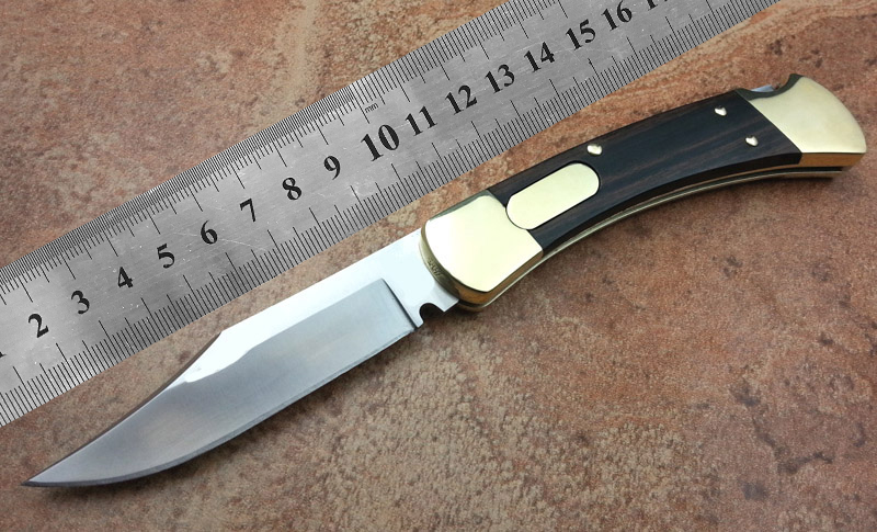 

classical 110 MICRO - TECH UTX85 Benchmade bm3300 computer blade brass+ ebony wood handle Pocket knife tactical camping EDC cutting tool