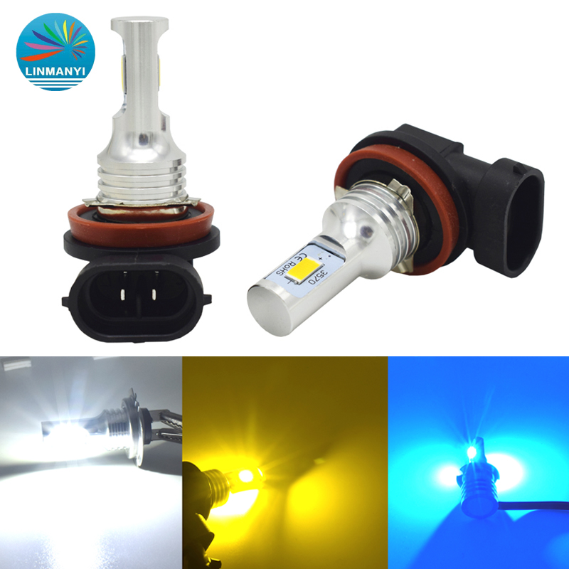 

Golden / White Super Bright PSX26W Car Led Bulb 3570 CSP PSX26W Led Fog Light Front Head Driving Running DRL Lamp 1300LM