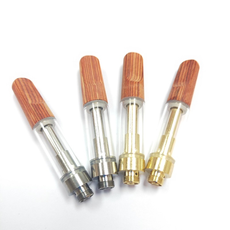 

Gold TH205 Empty Vape Pen Cartridges Packaging 0.8ml 1ml Ceramic Glass Thick Oil Dab Pen Wax Vaporizer 510 Thread Carts Atomizer
