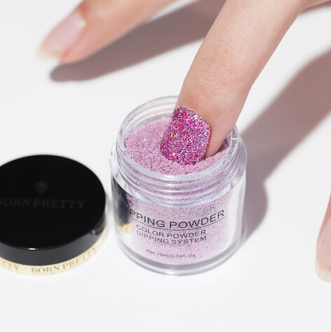 

Holographic Dip Nail Powders Gradient Dipping Glitter Decoration Lasting than UV Gel Natural Dry Without Lamp Cure