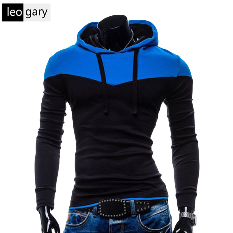 

Hot Sale Men Sweatshirts Patchwork Design Hip Hop Hoodies Men Slim Fit Tracksuits Mans Sportwear sudaderas hombre, Wine red and black