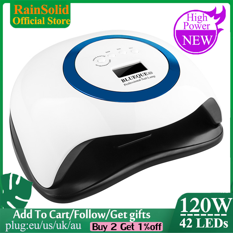 

2020 Lamp for manicure lamp for nails 120W UV LED 42LEDs Ice Suitable All Gels 10s Quick Dry Automatic induction, 6w-mini