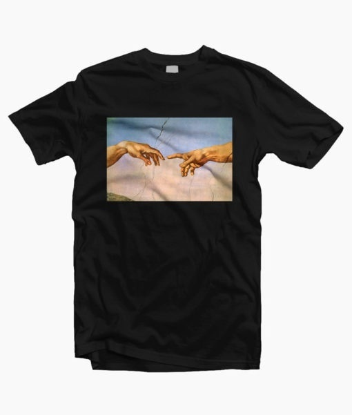 

Designer Summer Fashion Hands Printed T-Shirt Women Hip Hop Graphic Tee Casual Oversize Black Tops