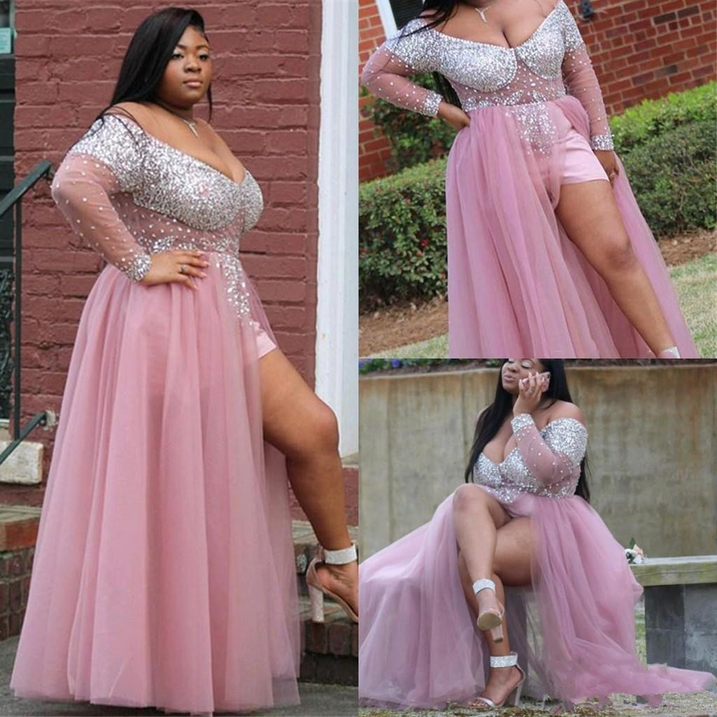 plus size off the shoulder sequin top