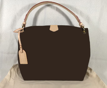 

Brown Flower MO. GRACE FULL MM M43703 , PM M43700 or COTTON BAG , Customer order