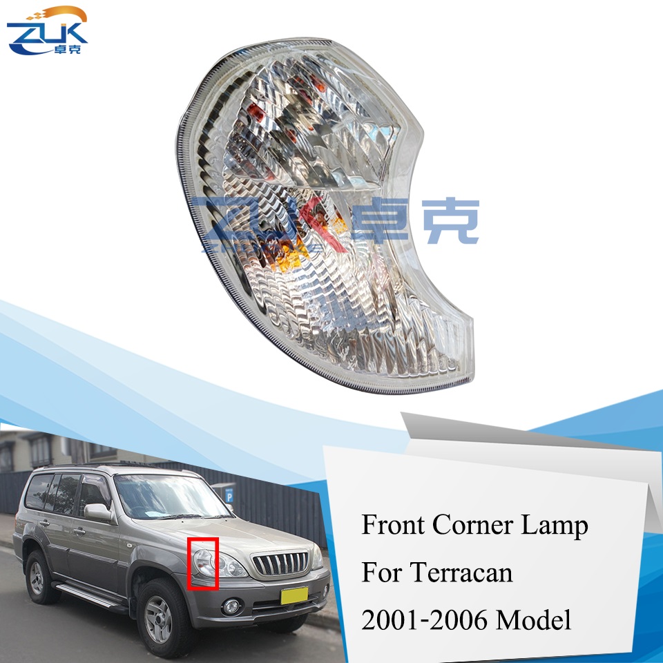 

ZUK Left Right Front Headlight Side Marker Lamp Corner Light For Hyundai Terracan 2001-2006 Headlamp Head Light Head Lamp
