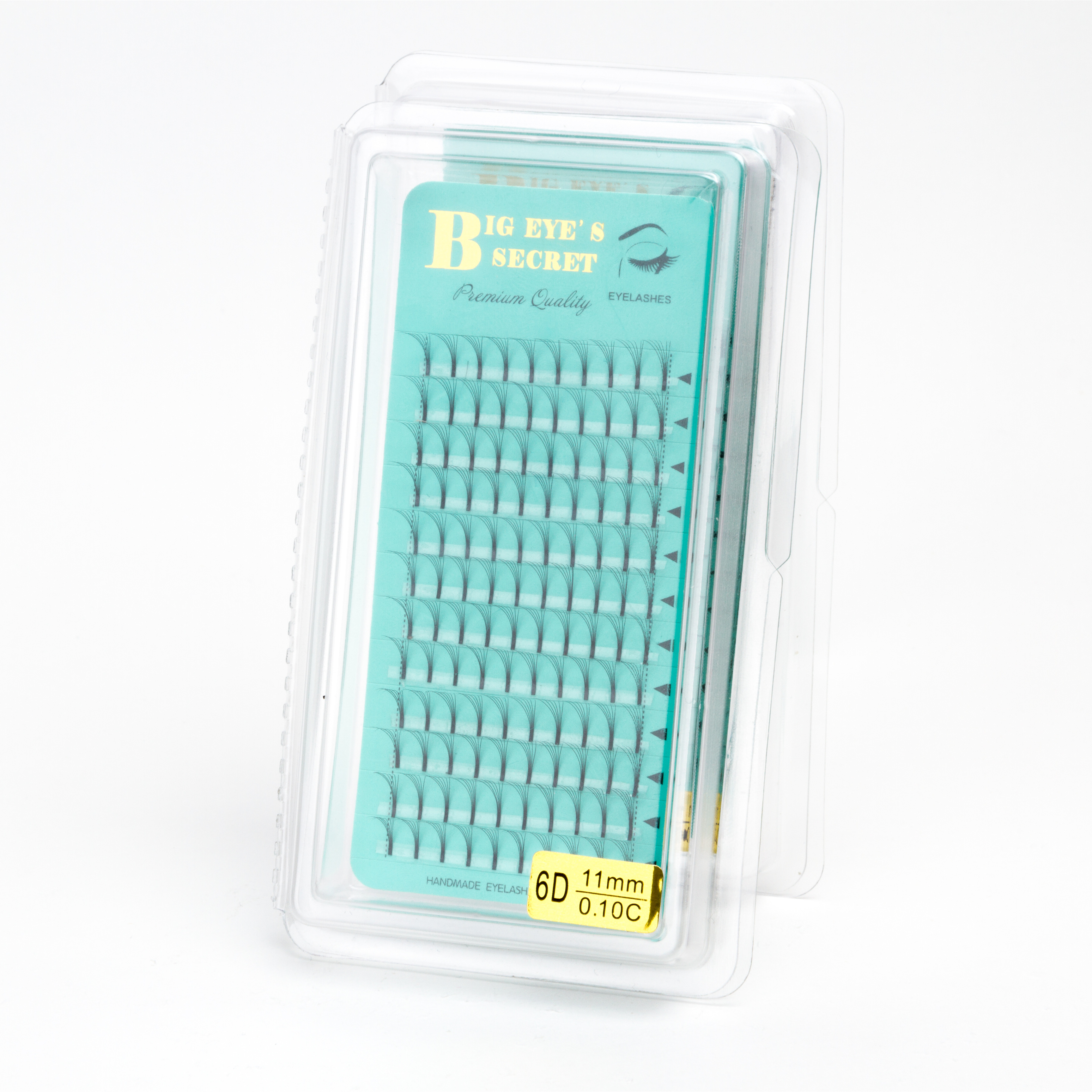 

Big eye's secret Wholesale Long Stem Russian Volume Premade Fans 6D Individual Eyelashe Extensions 0.07/0.10 False Eye Lashes