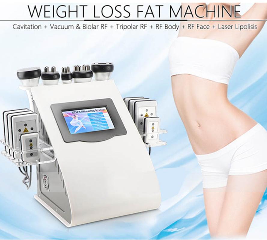 

Model 40k Ultrasonic liposuction Cavitation 8 Pads Laser Vacuum RF Skin Care Salon Spa Slimming Machine & Beauty Equipment