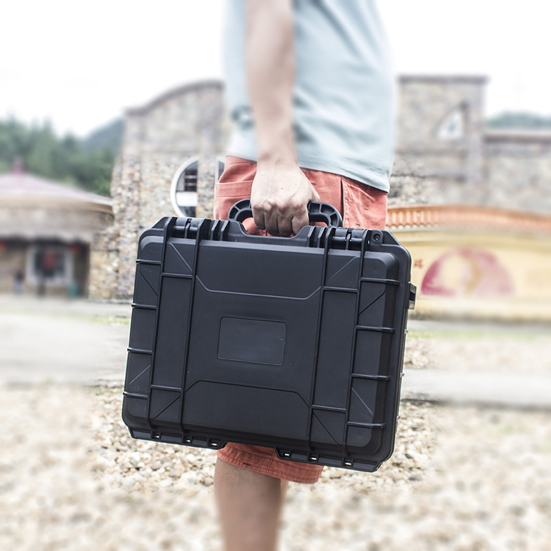 

ABS Plastic Safety Box Equipment Instrument Tool Case Sealed Toolbox Impact Resistant Shockproof Dry Box with Pre-cut Foam