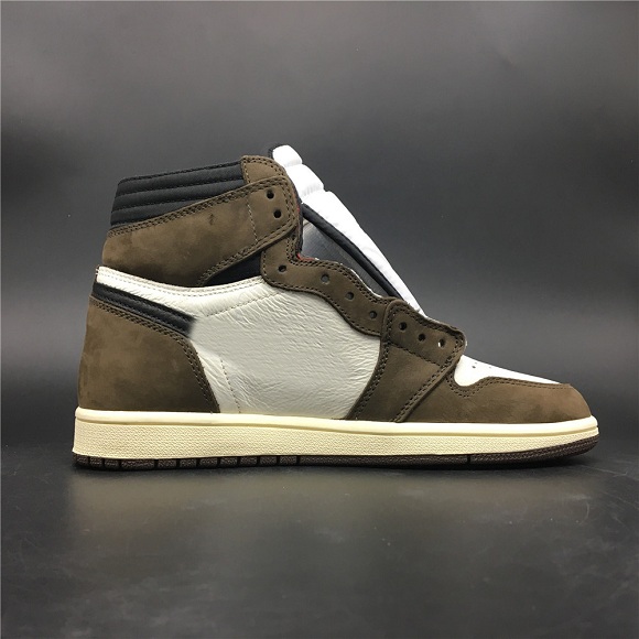 

DHL Fast Shipping New Arrival New Travis 1 High OG Cactus Jack Man Designer Basketball Shoes Custom I Sail Black Dark Mocha man Fashion, White brown