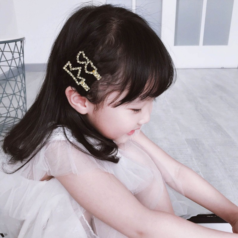 

WEIXINBUY Girls Adult Women Hair Pin Clips Cute Metal Pearl Hair Pin Barrette Children Hairpin Party Princess Accessories, Cg0677a4