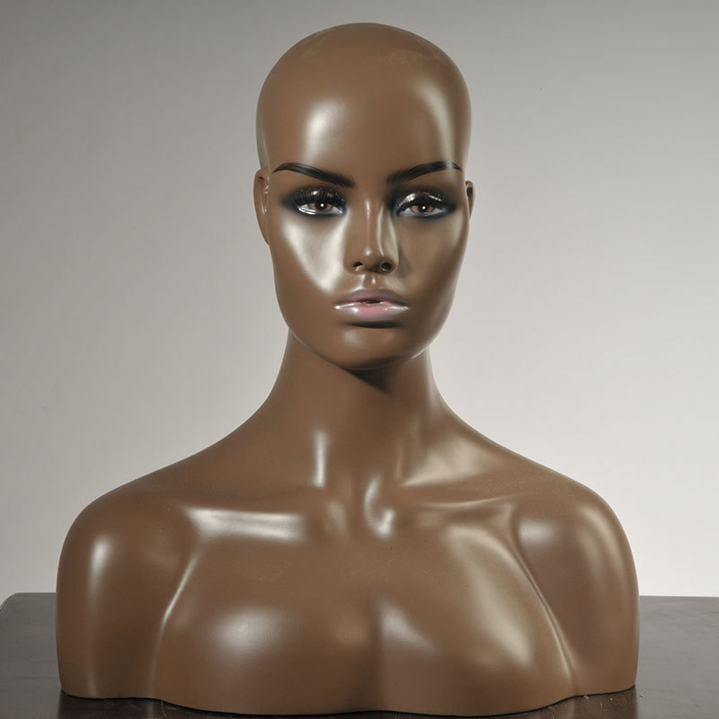 

Realistic Fiberglass Mannequin Head Bust Sale For Wig Jewelry And Hat Display