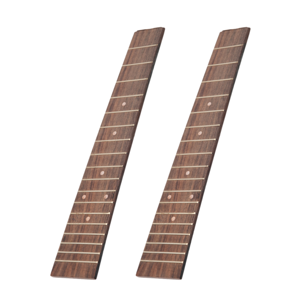 

Ukulele Guitar Fretboard Fingerboard Guitar Replacement 18 Frets W/ Inlay Dots