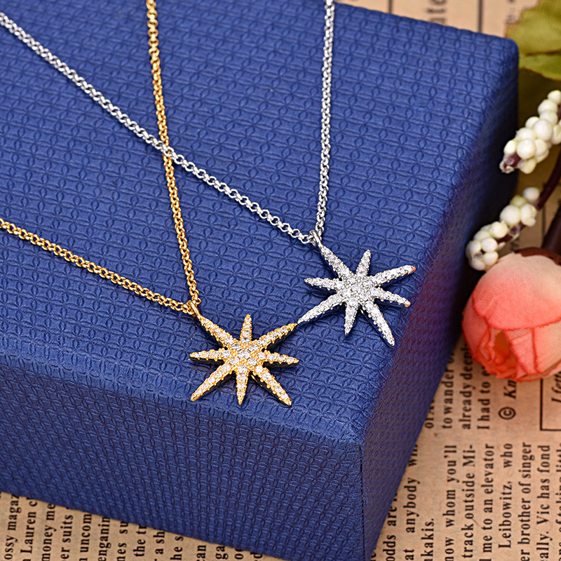 

Fashion star Pendant Necklace for ladies Valentine's Day gift necklace jewelry Shipping