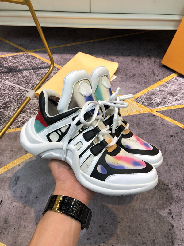 

New fashion men and women camouflage casual shoes high-end designer sewed flat-soled Gladiator jeans, 01