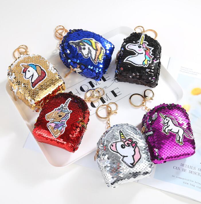 Fashion Womens Coin Purse Unicorn s Hearts Vintage Pouch Kiss-lock Mini Purse Wallets