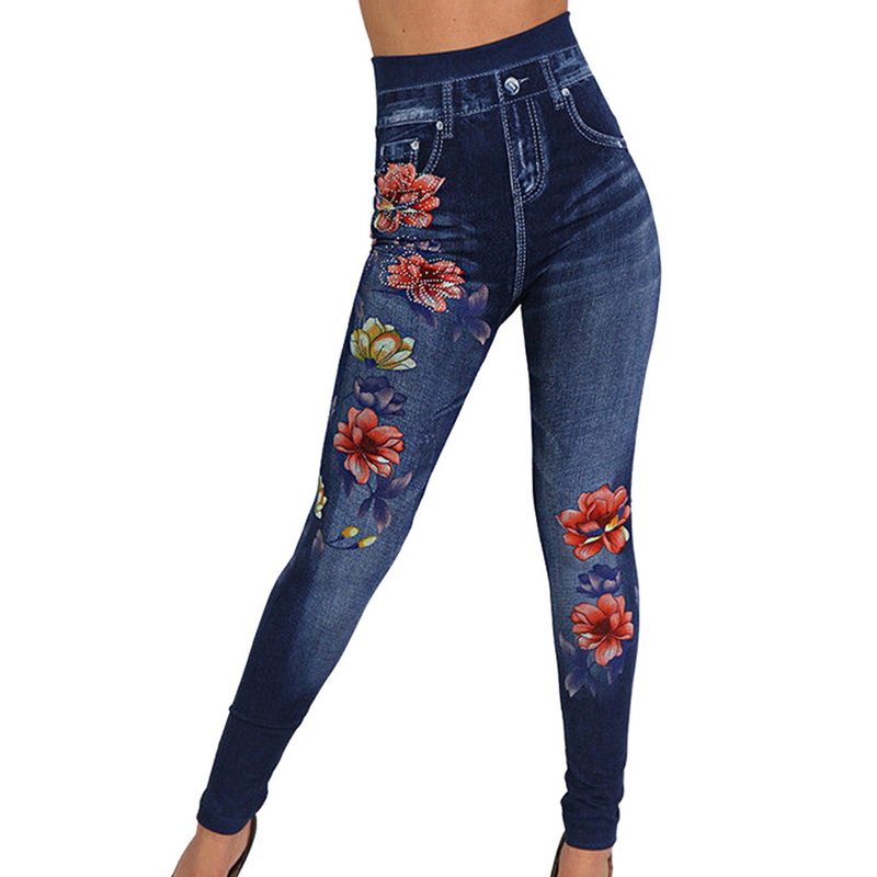denim lycra jeggings