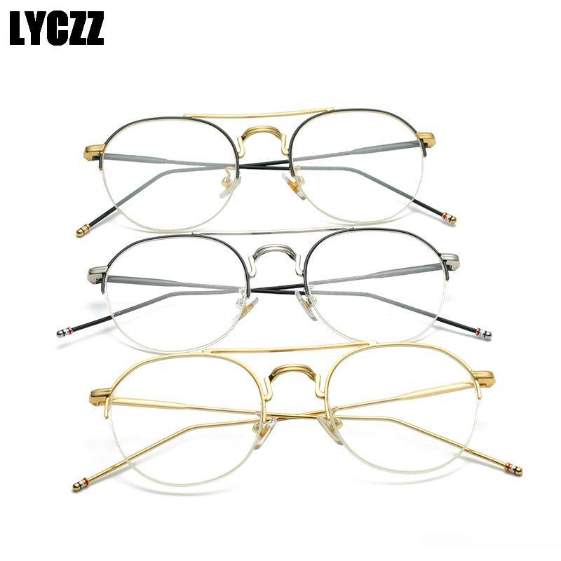 Large Surdimensionné Rond Clair Lentille Lunettes Mode Faux Cercle Frame Nerd Geek