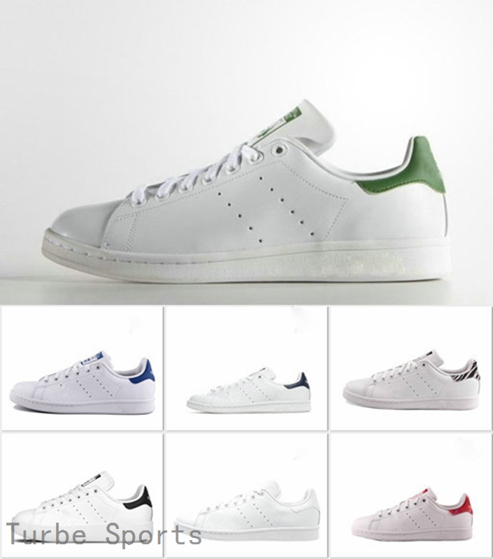 

Top quality new fashion Chaussures Scarpe Stan Smith Zapatos Running Casual shoes women men leather Pink Blue Black sports classic flats
