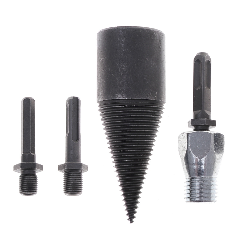 

42Mm Firewood Drill Bit Chop Wood Splitting Splitting Cone Log Splitters Wood Breaking Machine Breaker Firewood Chopper