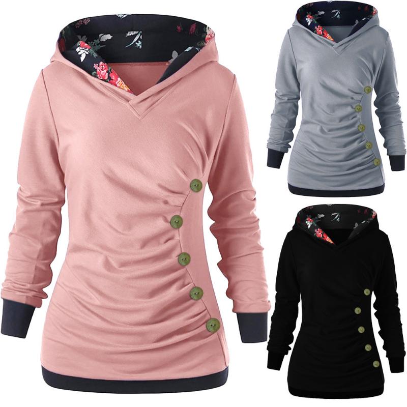 

Autumn Winter Fleece Women Sportswear Harajuku Print K- Clothing Streetwear Hoodies Sweatshirt Outdoor sportswear A30815, Pk