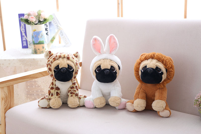 life size pug stuffed animal