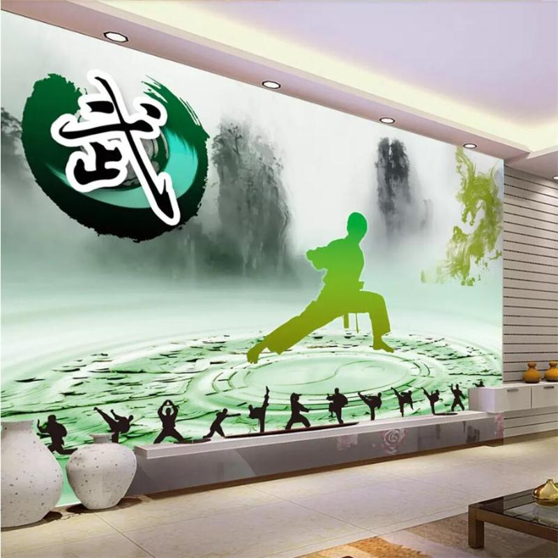 

Custom wallpaper 3d mural new Chinese style Chinese martial arts restaurant TV background wall decorative painting 3d wallpaper, As pic