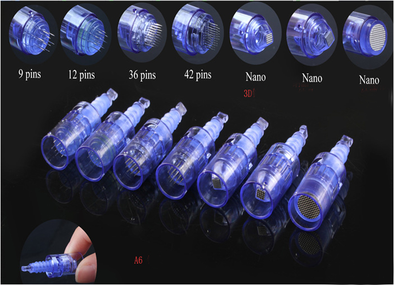 

9 12 36 42 pin Motorized Meso Machine Needle Cartridges For Dr pen ULTIMA A6 Micro-needles Skin Care Therapy Tips 4.5