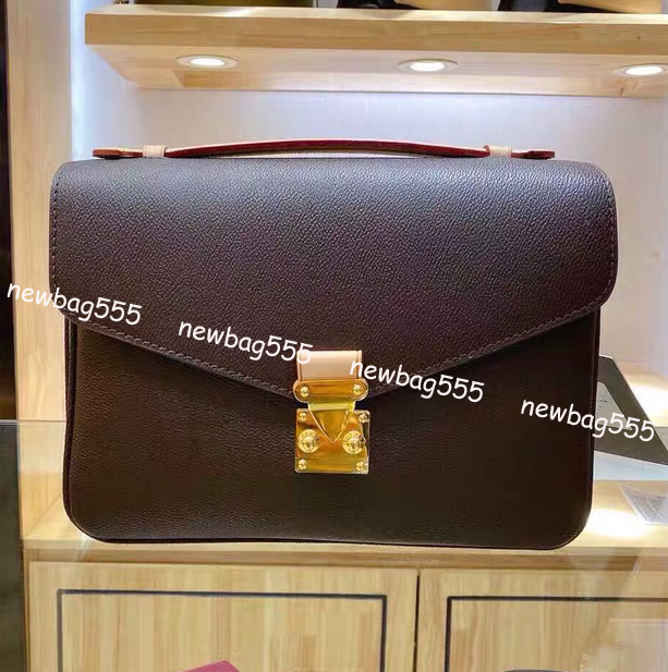 

Women luxuries handbag real leather pochette messenger bag hot fashion medium size reverse printing crossbody bag shoulder bags metis handle tote m40780 purses, Don't choose this option separately