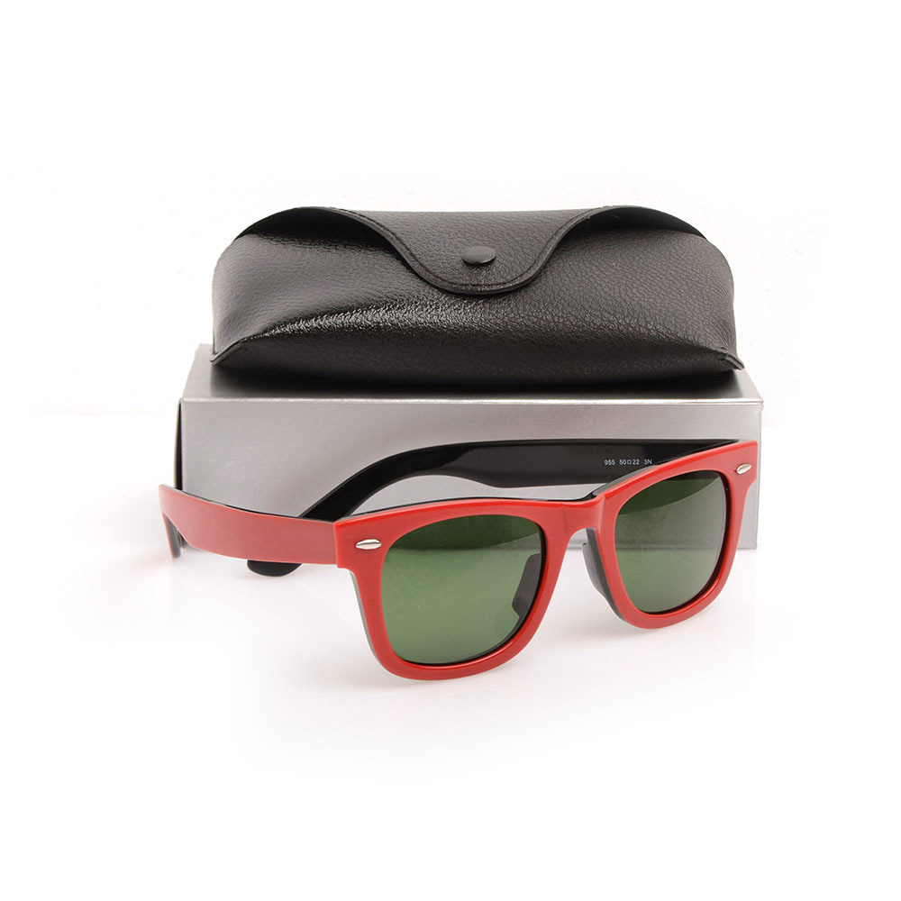 gafas de sol cristal rojo hombre