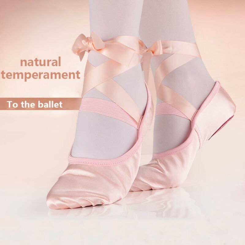 Tela Balletto YOGA Scarpe Da Ginnastica SPLIT Suola