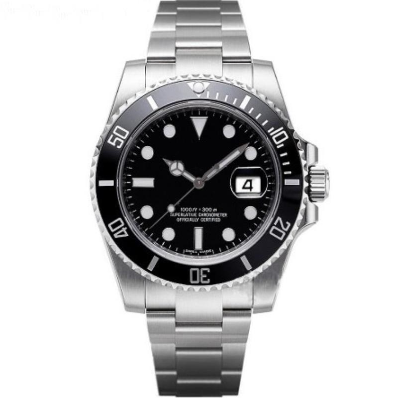 

Popular brand name men's watch high quality 2813 automatic mechanical luxury watch stainless steel men's luminous business waterproof watch, Slivery;brown