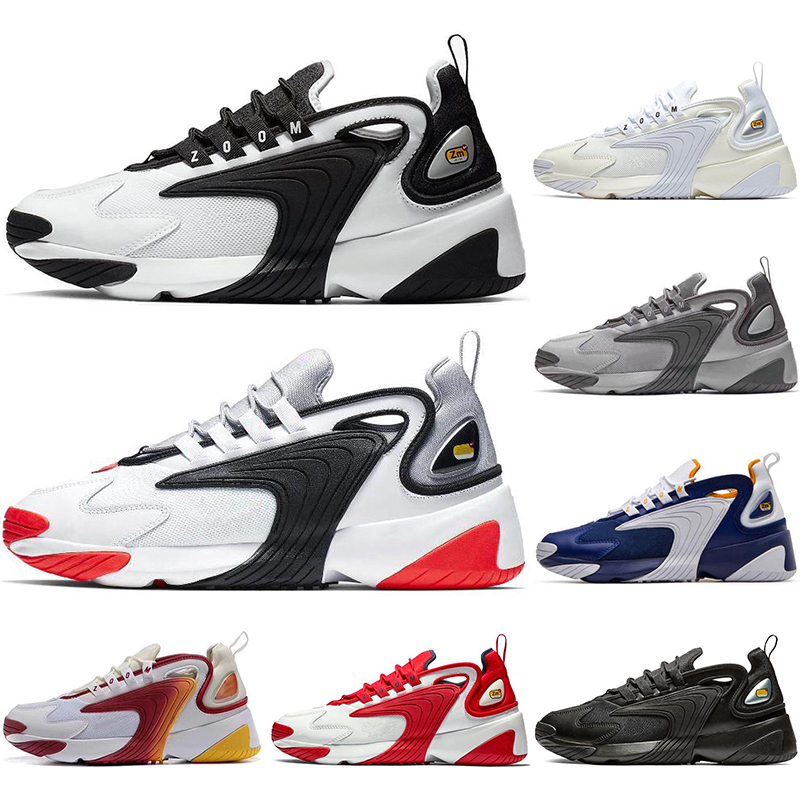 

With socks M2k Tekno Zoom 2K Men Basketball Shoe Triple Black Sail White Orange Navy Good Quality Designer Sports Shoes Mens Trainer 36-45, 5 triple black36-45